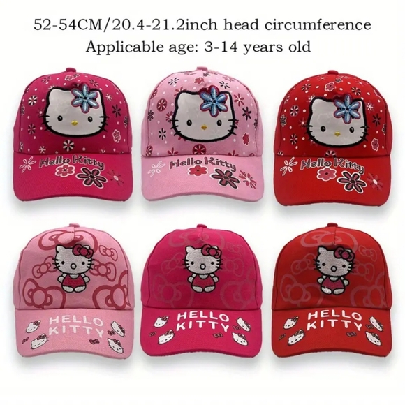 Kids Sanrio Hello Kitty cat cap hat - Picture 3 of 3